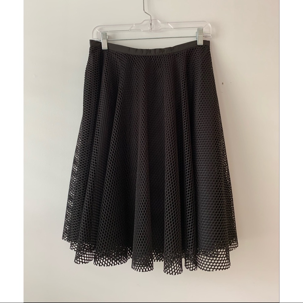 Black net skirt